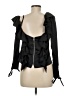 Osman Yousefzada Collective 100% Polyester Black Long Sleeve Blouse Size 8 - photo 2