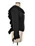 Osman Yousefzada Collective 100% Polyester Black Long Sleeve Blouse Size 8 - photo 4