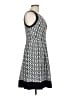 Eva Franco 100% Polyester Argyle Black Casual Dress Size 6 - photo 4