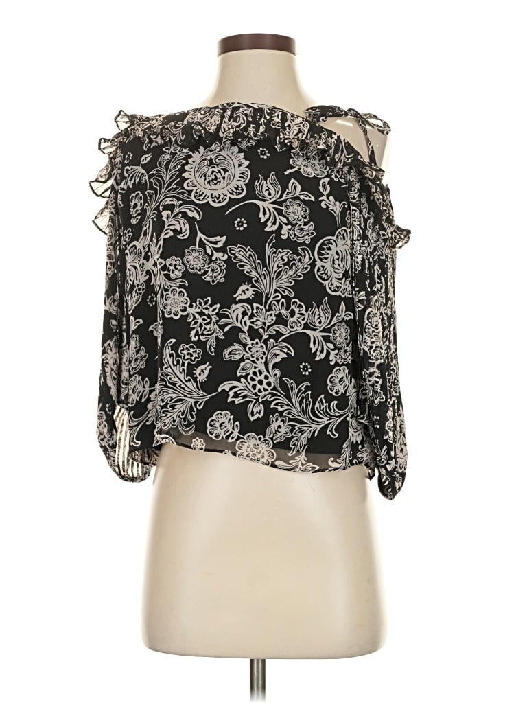 Ella Moss 3/4 Sleeve Blouse In Black