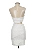Amanda Uprichard 100% Polyester Silver Cocktail Dress Size S - photo 2
