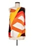 Vince Camuto 100% Polyester Color Block Orange Sleeveless Blouse Size M - photo 1