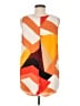 Vince Camuto 100% Polyester Color Block Orange Sleeveless Blouse Size M - photo 2