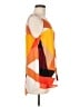 Vince Camuto 100% Polyester Color Block Orange Sleeveless Blouse Size M - photo 4