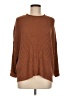Almost Pink 100% Polyester Brown Pullover Sweater Size M - photo 1