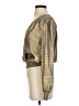 Current Air 100% Polyester Metallic Gold Long Sleeve Blouse Size XS - photo 5