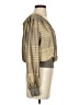 Current Air 100% Polyester Metallic Gold Long Sleeve Blouse Size XS - photo 4