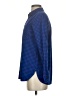 J.Crew 100% Cotton Houndstooth Blue Long Sleeve Button-Down Shirt Size 0 - photo 5