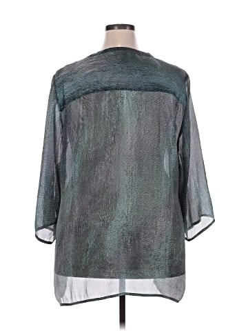 Maggie Barnes for Catherines 3/4 Sleeve Blouse (view 2)