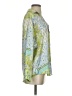 Zara Paisley Green 3/4 Sleeve Blouse Size XS - photo 4
