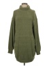 Double Zero 100% Polyester Green Turtleneck Sweater Size S - photo 1