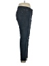 IMAN Chevron-herringbone Blue Jeans Size 14 - photo 4