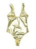 Unbranded Metallic Gold One Piece Swimsuit Size S - photo 2