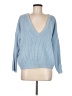 Lulus Blue Pullover Sweater Size M - photo 1