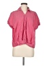 Stateside 100% Cotton Pink Short Sleeve Blouse Size M - photo 1