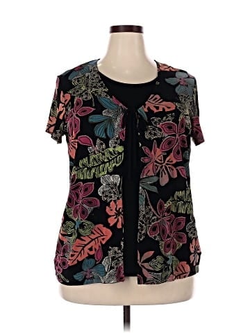 Choices Short Sleeve Blouse (view 1)