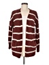 Pink Rose 100% Polyester Burgundy Cardigan Size M - photo 1