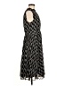 Ann Taylor 100% Polyester Black Casual Dress Size 8 (petite) - photo 4