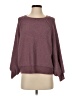 Umgee Solid Purple Pullover Sweater Size S - photo 1