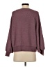 Umgee Solid Purple Pullover Sweater Size S - photo 2