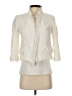 Milly 100% Cotton Ivory Faux Fur Jacket Size 2 - photo 1