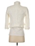 Milly 100% Cotton Ivory Faux Fur Jacket Size 2 - photo 2