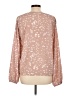 Shein 100% Polyester Pink Long Sleeve Blouse Size 12 - photo 2