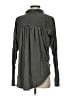 Splendid Solid Gray Long Sleeve Button-Down Shirt Size S - photo 2