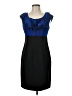AGB 100% Polyester Blue Cocktail Dress Size 6 - photo 1