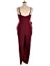 Dessy Collection 100% Polyester Solid Burgundy Jumpsuit Size 16R - photo 2