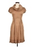 XOXO Solid Tan Casual Dress Size M - photo 1