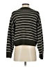 T Tahari Stripes Green Black Pullover Sweater Size S - photo 2