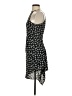 Aqua Polka Dots Black Cocktail Dress Size XS - photo 5
