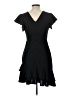 Unbranded Solid Black Cocktail Dress Size L - photo 2
