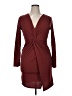 Identify Solid Burgundy Brown Cocktail Dress Size 1X - photo 1