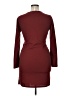 Identify Solid Burgundy Brown Cocktail Dress Size 1X - photo 2