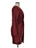 Identify Solid Burgundy Brown Cocktail Dress Size 1X - photo 4