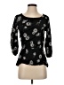 Deletta 100% Rayon Black 3/4 Sleeve Blouse Size XS - photo 1