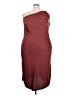 BHLDN 100% Polyester Burgundy Cocktail Dress Size 22 - photo 1