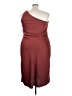 BHLDN 100% Polyester Burgundy Cocktail Dress Size 22 - photo 2