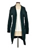 Fashion 100% Polyester Teal Cardigan Size S - photo 1
