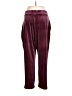 Ann Taylor LOFT Burgundy Casual Pants Size L - photo 2