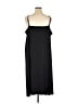 H&M 100% Polyester Solid Black Casual Dress Size XXL - photo 2