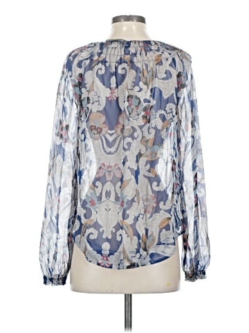Twelfth Street by Cynthia Vincent Long Sleeve Silk Top (view 2)