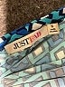 Just Fab Argyle Blue Casual Dress Size 1X - photo 7