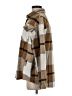 SundayUp 100% Polyester Plaid Brown Coat Size M - photo 5