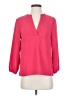 J.Crew 100% Polyester Pink 3/4 Sleeve Blouse Size XS - photo 1
