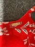 Amiani 100% Polyester Paisley Red Cocktail Dress Size S - photo 7