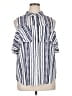 NY Collection Stripes Blue Sleeveless Blouse Size XL - photo 1