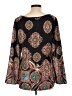 Taroo 100% Polyester Black Long Sleeve Blouse Size L - photo 2